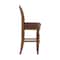 Alaterre Furniture Napa Bar Height Stool with Back, Mahogany, 2PK ANNA02PDCR2 - alternate 4